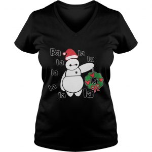 Christmas Big Hero 6 Baymax ba la la la la la la la la Vneck