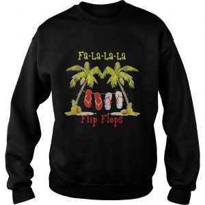Christmas Fa-la-la-la flip flops Sweatshirt