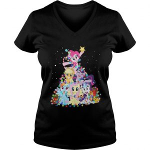 Christmas My Little Pony Christmas tree Vneck