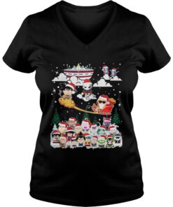 Christmas Santa Son Goku Sleigh Dragon Ball VneckChristmas Santa Son Goku Sleigh Dragon Ball Vneck