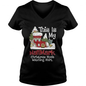 Christmas Sock house this is my Hallmark Christmas movies watching Vneck