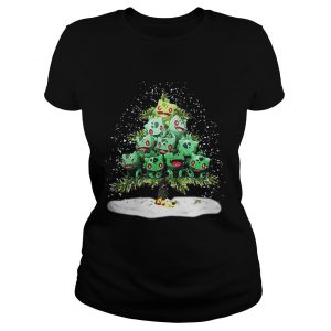 Christmas Tree Bulbasaur Pokemon Ladies Tee