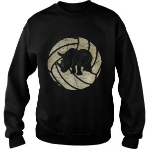 Chubby Rhino volleyball Sweatshirt