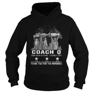 Coach Q 10 years 3 stanley cups thank you for memories Hoodie