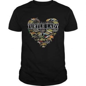 Crazy Turtle Lady Aholic Heart Guys