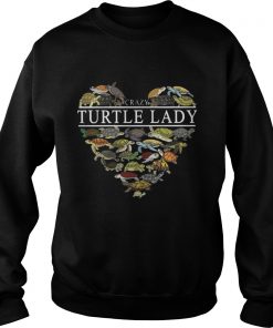 Crazy Turtle Lady Aholic Heart Sweatshirt
