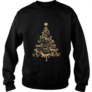 Dachshunds Christmas tree Sweatshirt