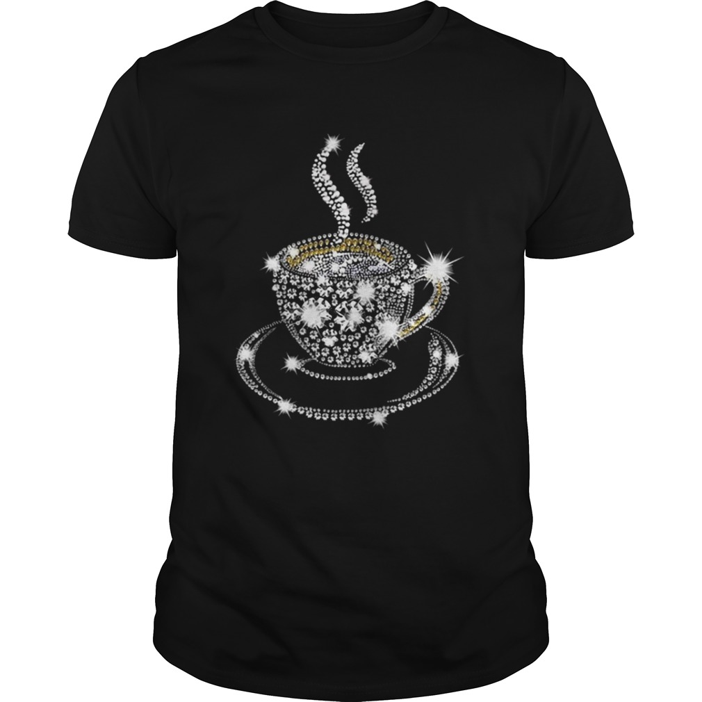 Diamond coffee cup Christmas shirt