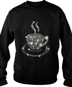 Diamond coffee cup Christmas Sweatshirt