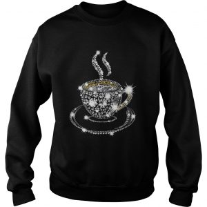 Diamond coffee cup Christmas Sweatshirt