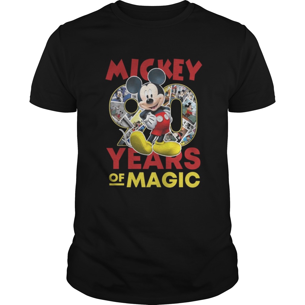 Disney Mickey Mouse 90 years of magic shirt
