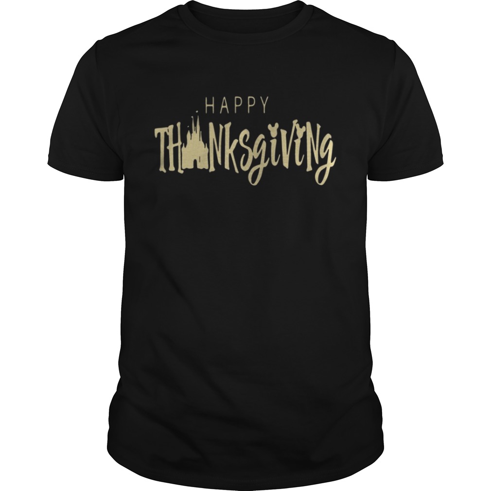 Disney happy thanksgiving shirt