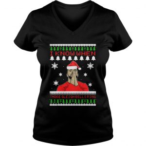 Drake I Know When Those Sleigh Bells Ring Christmas Vneck