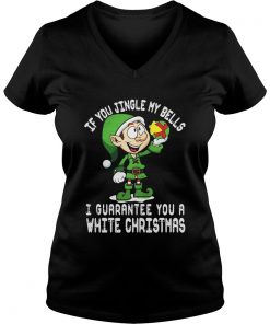 ELF If you jingle my bells I’ll give you a white christmas Vneck
