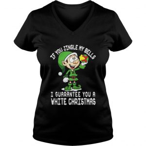 ELF If you jingle my bells I’ll give you a white christmas Vneck