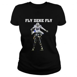 Ezekiel Elliott Fly Zeke Fly Dallas Cowboys Ladies Tee