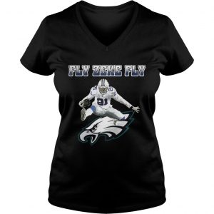 Ezekiel Elliott Fly Zeke Fly Philadelphia Eagles Vneck