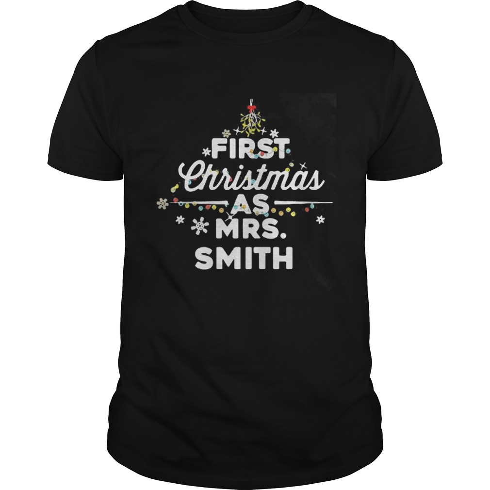 First Christmas light as Mrs Smith shirt