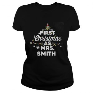 First Christmas light as Mrs Smith Ladies Tee