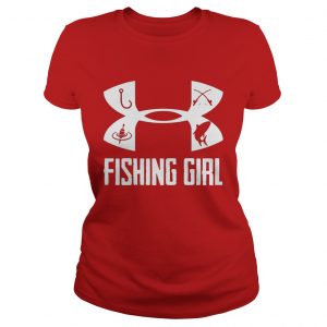 Fishing girl Ladies Tee