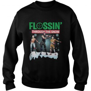 Flossing Through The Snow Fortnite Christmas Sweatshirt