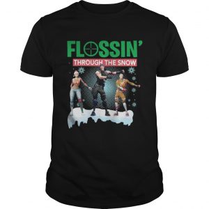 Flossing Through The Snow Fortnite Christmas Unisex Tee