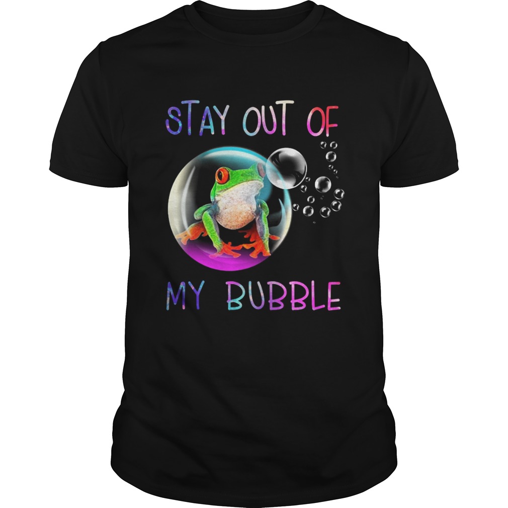 Frog stay out of my bubble shirt