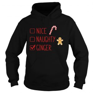 Gingerbread nice naughty ginger Christmas Hoodie