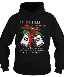 Gingle Bells Gingle All The Way On What Fun It Is To Drink On A Festival Holiday Hoodie