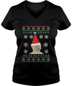 Gnome Child Christmas Ugly Vneck