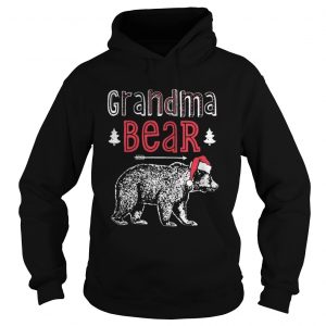 Grandma Bear Christmas Santa Hoodie