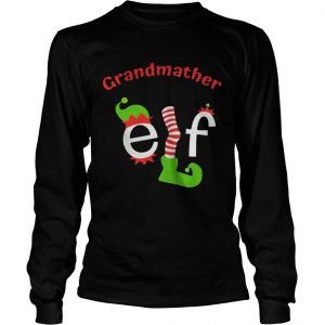 Grandmather Elf Christmas ugly Longsleeve Tee