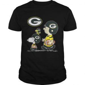 Green Bay Packers Charlie Brown Snoopy and Woodstock Guys