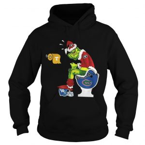 Grinch Georgia Bulldogs sit on Florida Gators Hoodie