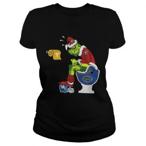 Grinch Georgia Bulldogs sit on Florida Gators Ladies Tee