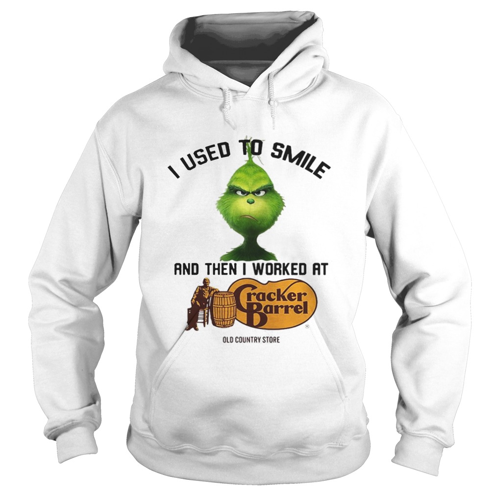 Grinch I Used To Smile And Then I Worked At Cracker Barrel Shirt T Shirt Classic