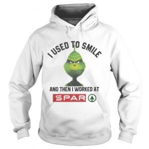 Grinch I used to smile and then I worked at Spar Hoodie