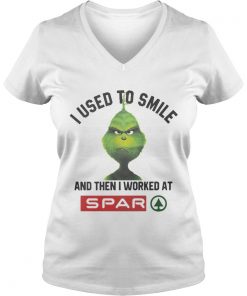 Grinch I used to smile and then I worked at Spar Vneck
