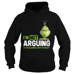 Grinch I’m not arguing I’m explaining why I’m right Hoodie