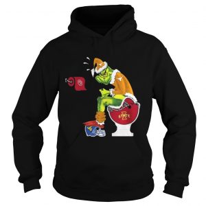 Grinch Santa Oklahoma State Cowboys toilet Hoodie
