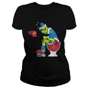Grinch Santa UCLA Bruins toilet Ladies Tee