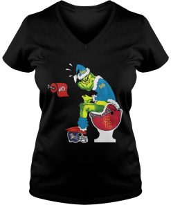 Grinch Santa UCLA Bruins toilet Vneck
