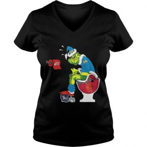 Grinch Santa UCLA Bruins toilet Vneck