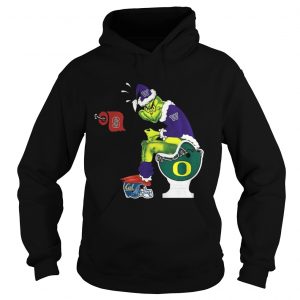 Grinch Santa Washington Huskies toilet Hoodie
