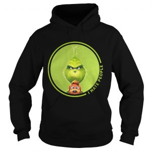 Grinch and Max Dog I hate people Hoodie