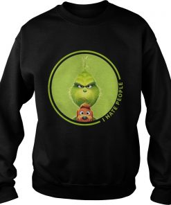 Grinch and Max Dog I hate people Sweatshirt
