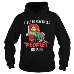 Grinch and max I like to stay in beb it’s too peopley outside Hoodie