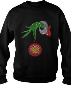 Grinch hand Royal Dutch Shell Christmas Sweatshirt
