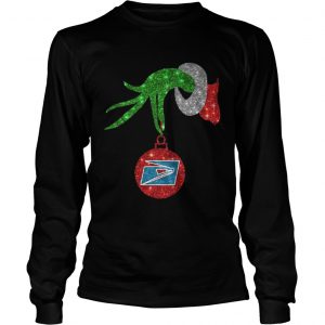 Grinch hand holding US postal service ornament Longsleeve Tee