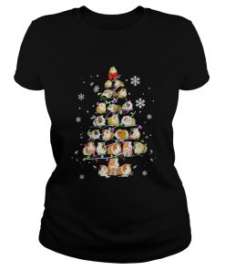 Guinea Pig Christmas Tree Ladies Tee